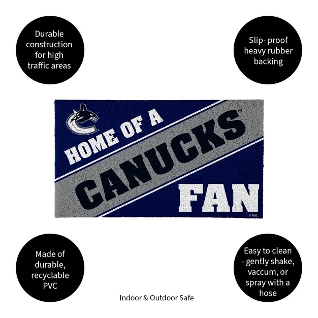 Evergreen Vancouver Canucks Pvc Mat Color