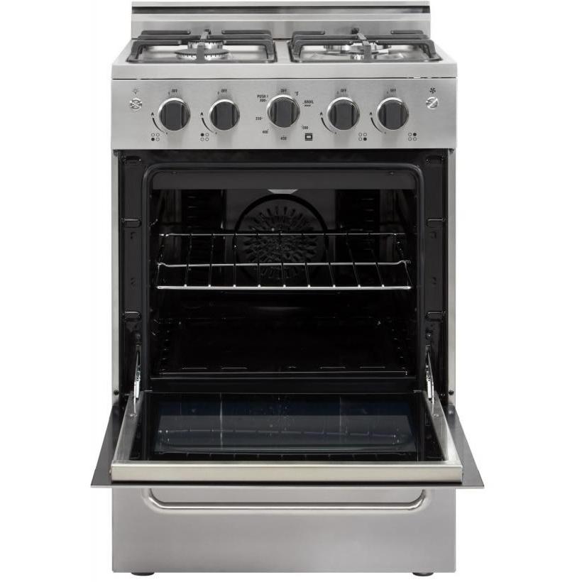 Unique Appliances 24-inch Freestanding Gas Range UGP-24V PC1 S/S