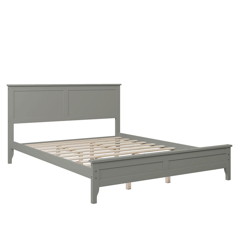 Merax Modern Solid Wood Platform Bed