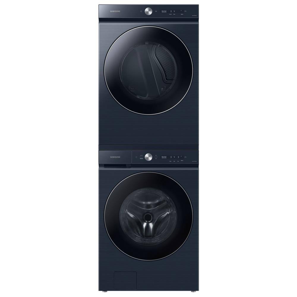  Bespoke 5.3 cu. ft. Ultra-Capacity Smart Front Load Washer in Brushed Navy with AI OptiWash and Auto Dispense WF53BB8900AD