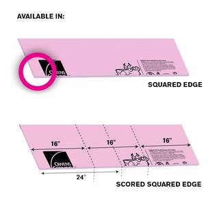 Owens Corning FOAMULAR 150 2 in. x 4 ft. x 8 ft. R-10 Scored Squared Edge Rigid Foam Board Insulation Sheathing 45W