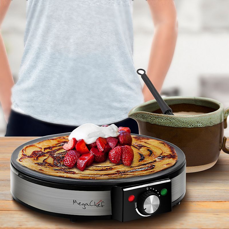 MegaChef Nonstick Crepe and Pancake Breakfast Griddle