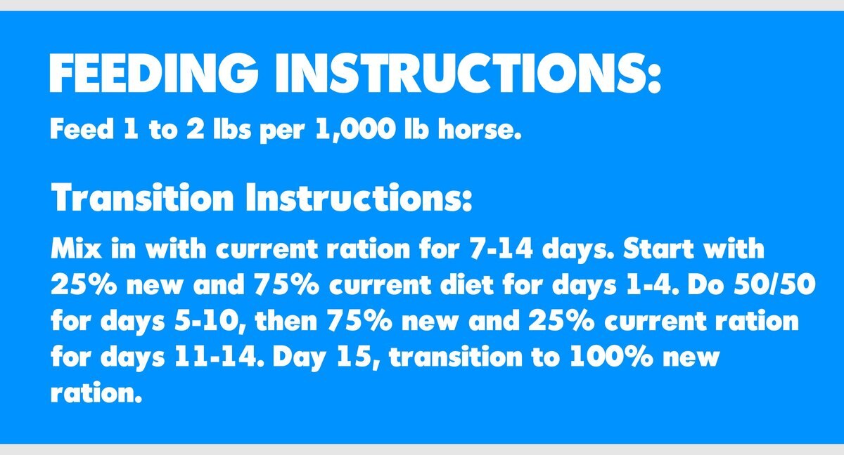 ADM GroSTRONG Metabolic Mineral Pellets Low Sugar Low Starch Horse Feed， 40-lb bag