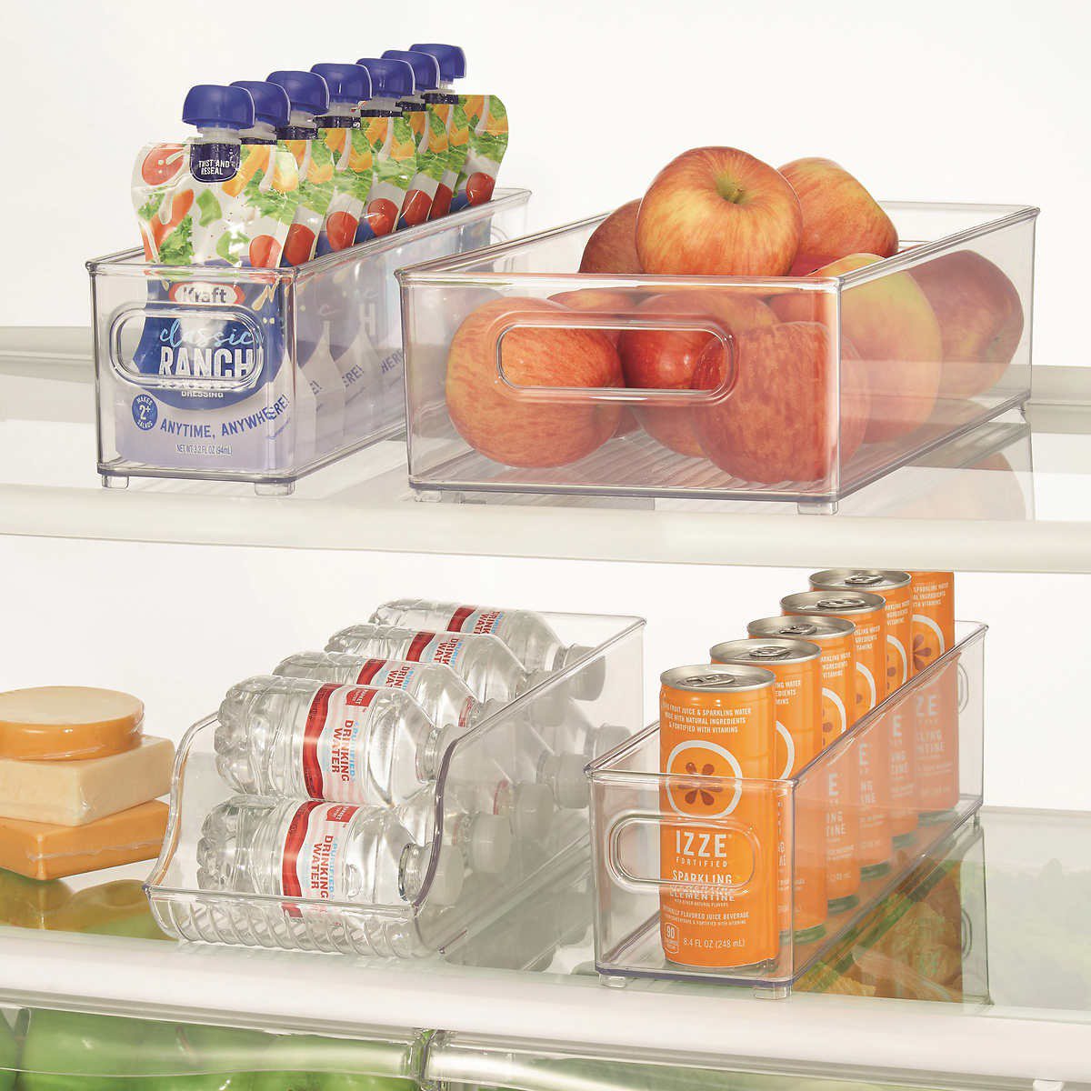 iDESIGN Kitchen Bins， 4-piece Set