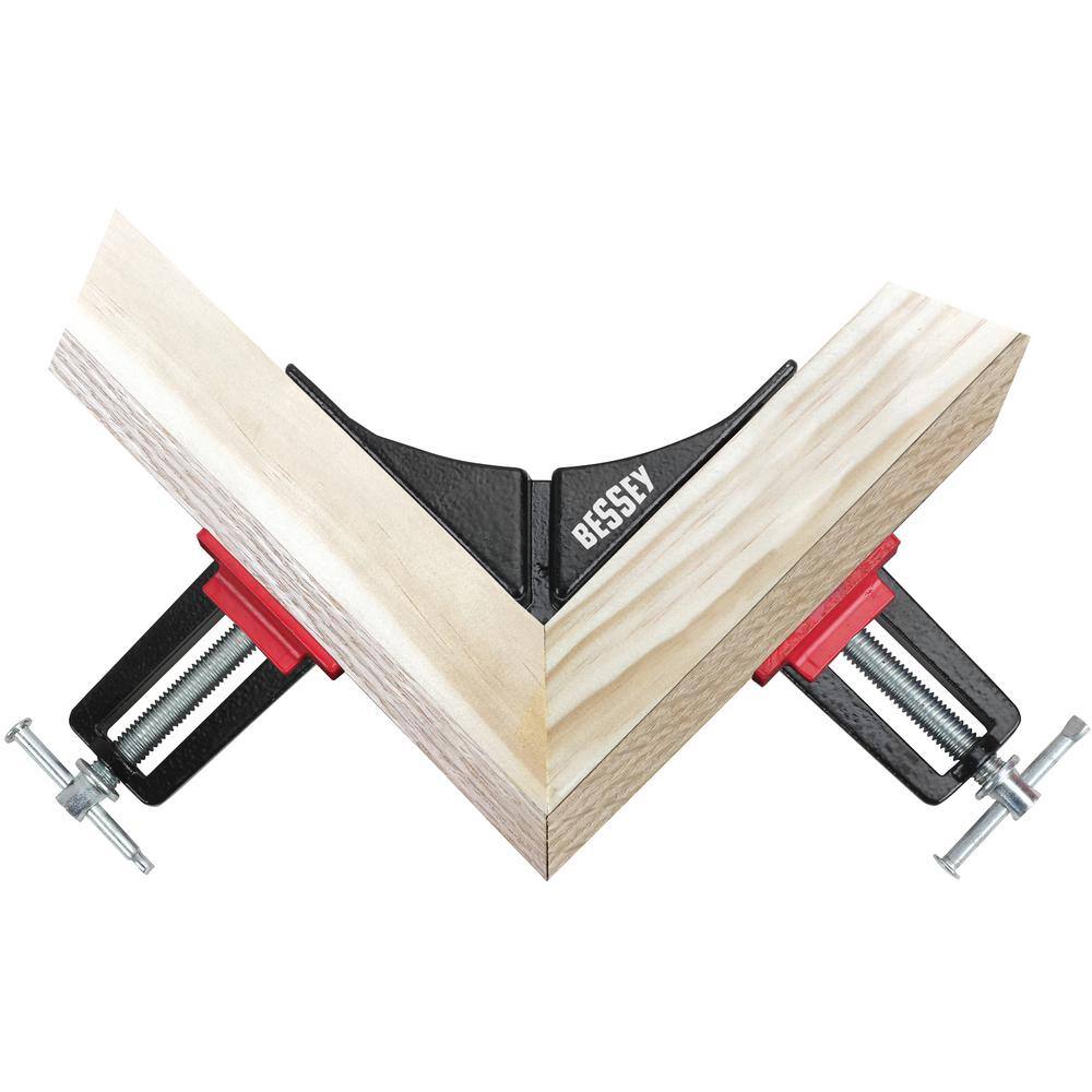 BESSEY 2-78 in. Capacity 90-Degree Corner Clamp with 12 in. Throat Depth WS-1