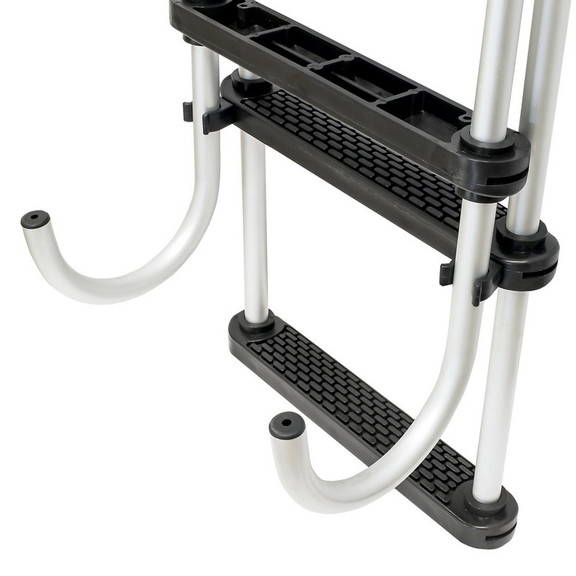 Whitecap Aluminum Removable/Folding Ladder (4 step...