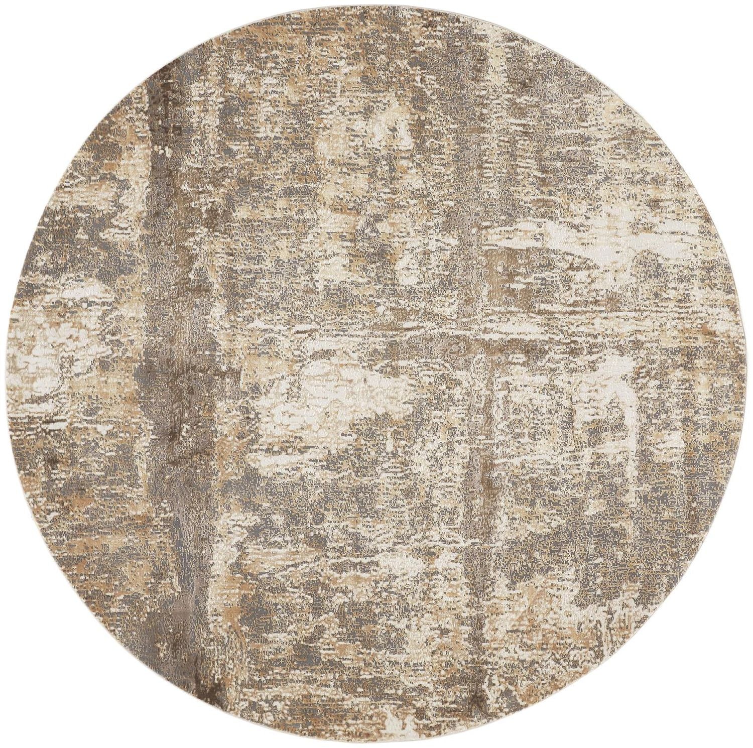 Parker Ivory and Gray Rug by BD Fine