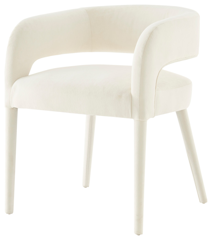 Lauryn Velvet Dining Side Chair   Modern   Dining Chairs   by New Pacific Direct Inc.  Houzz