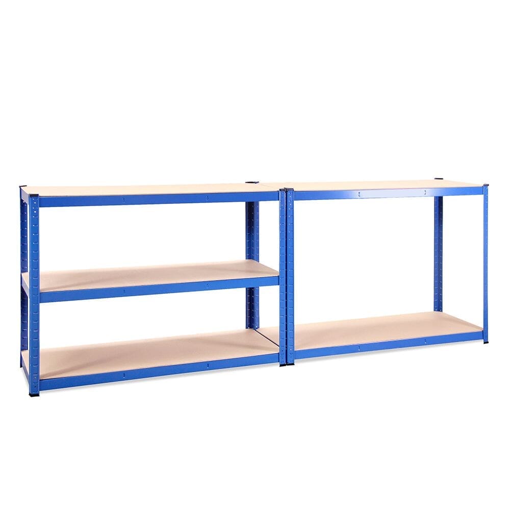 5 Tier Boltless Shelving Unit (set of 3) Plus Workbench