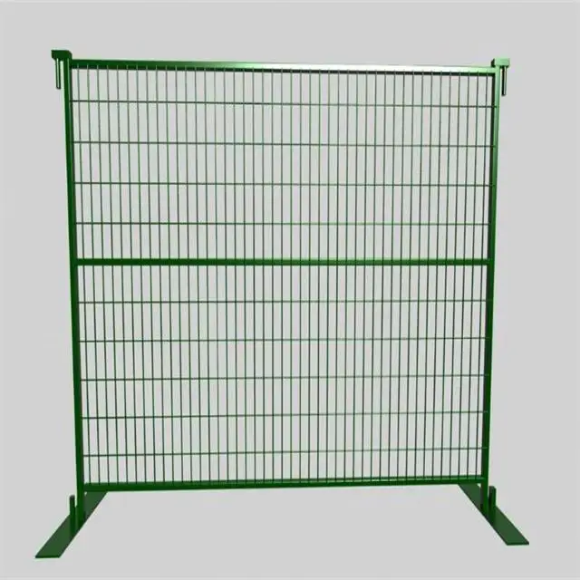 Galvanized square pipe 6ft hight Customized Security Canada Standard  Temporary fence panel factory