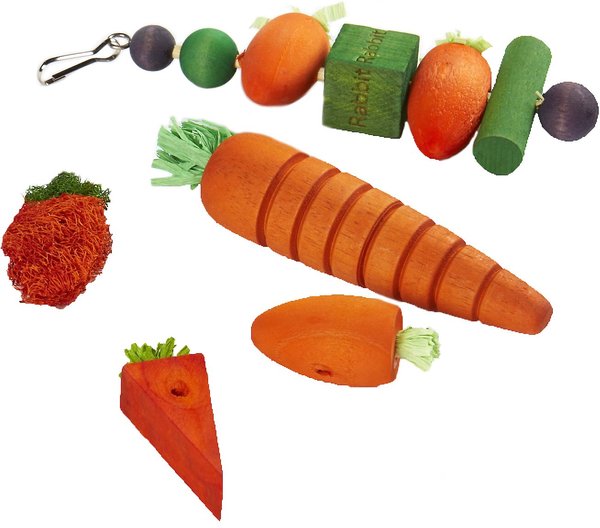 Kaytee Chew and Treat Toy Assortment for Rabbits， Toys Vary