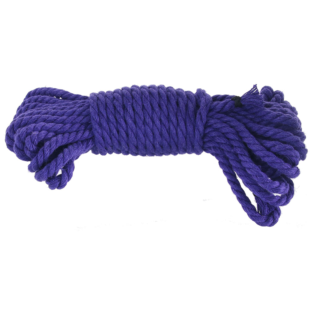 Merci Bind & Tie Hemp 30ft Bondage Rope in Purple