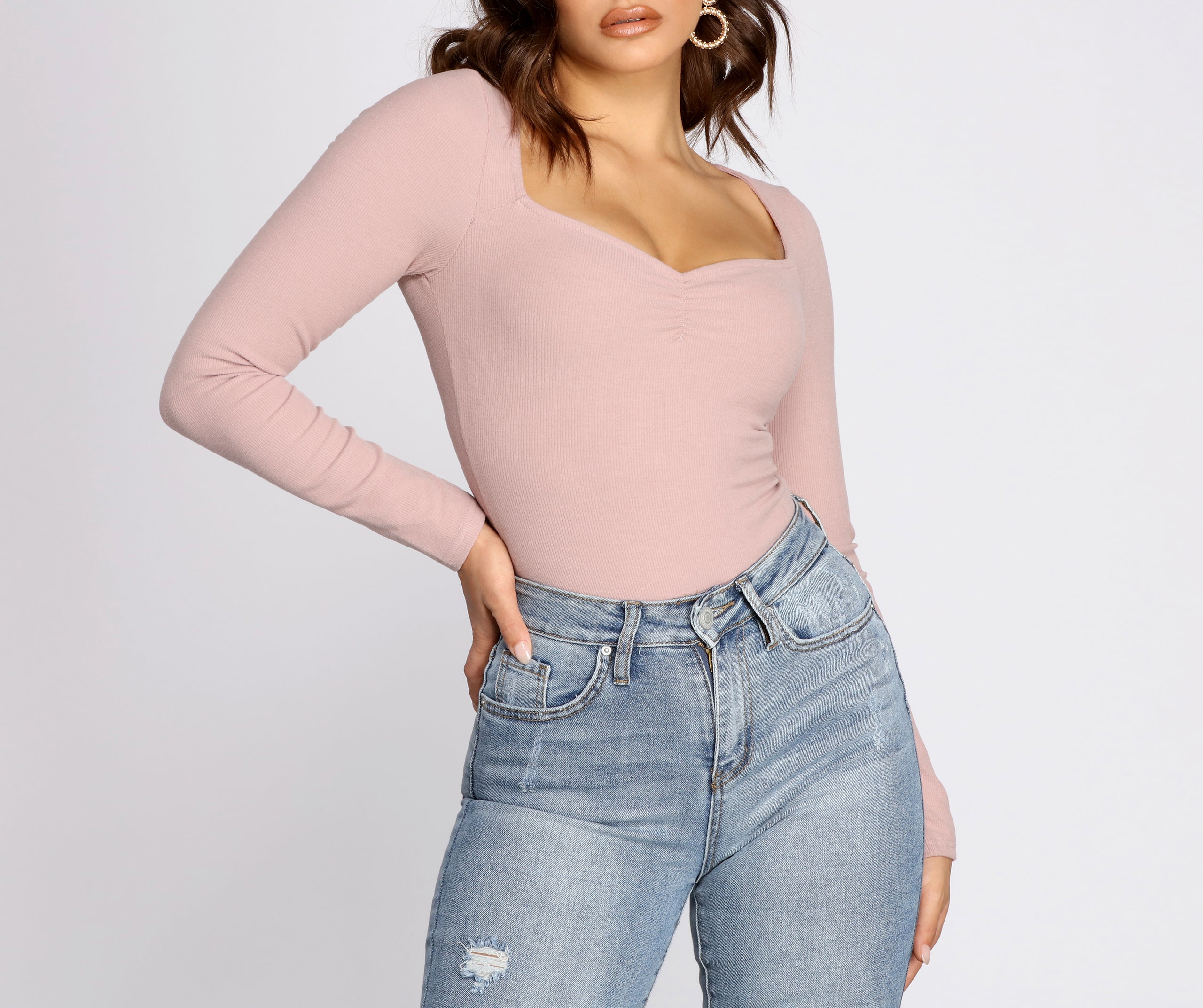 Feeling Myself Ruched Bodysuit