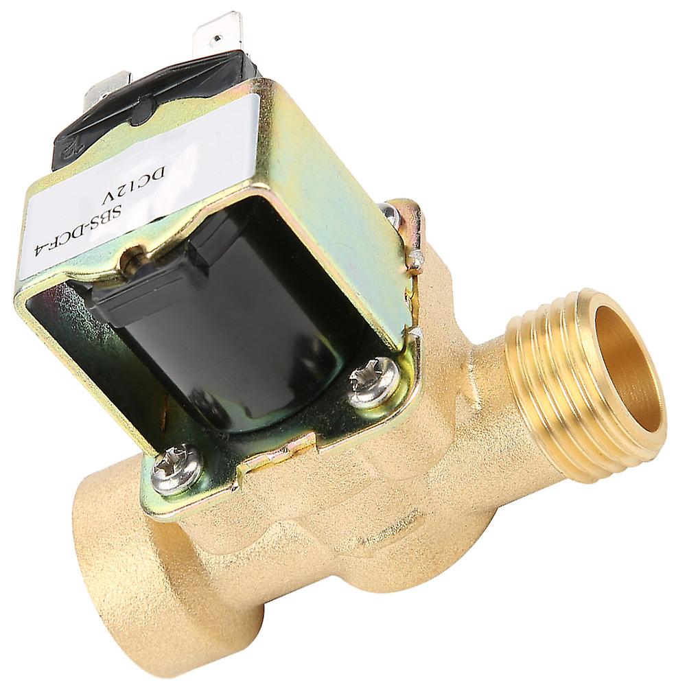 Brass Dn15 G1/2 Normal Closed Pilot-operated Water Inlet Electric Solenoid Valve Dc 12v