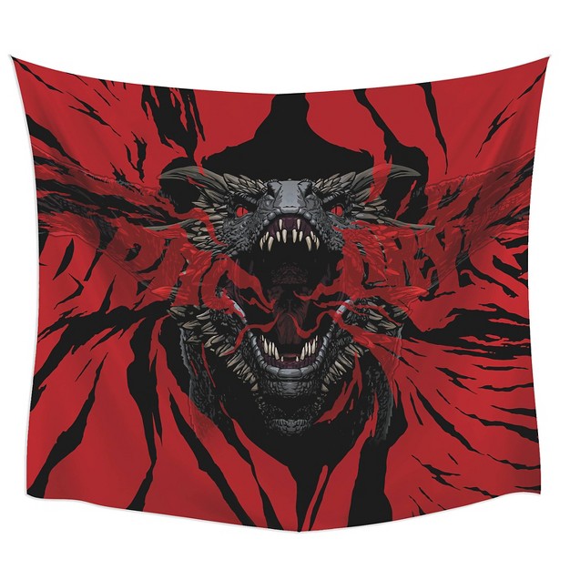 Game Of Thrones Dragon Kids x27 Tapestry Black red Roommates