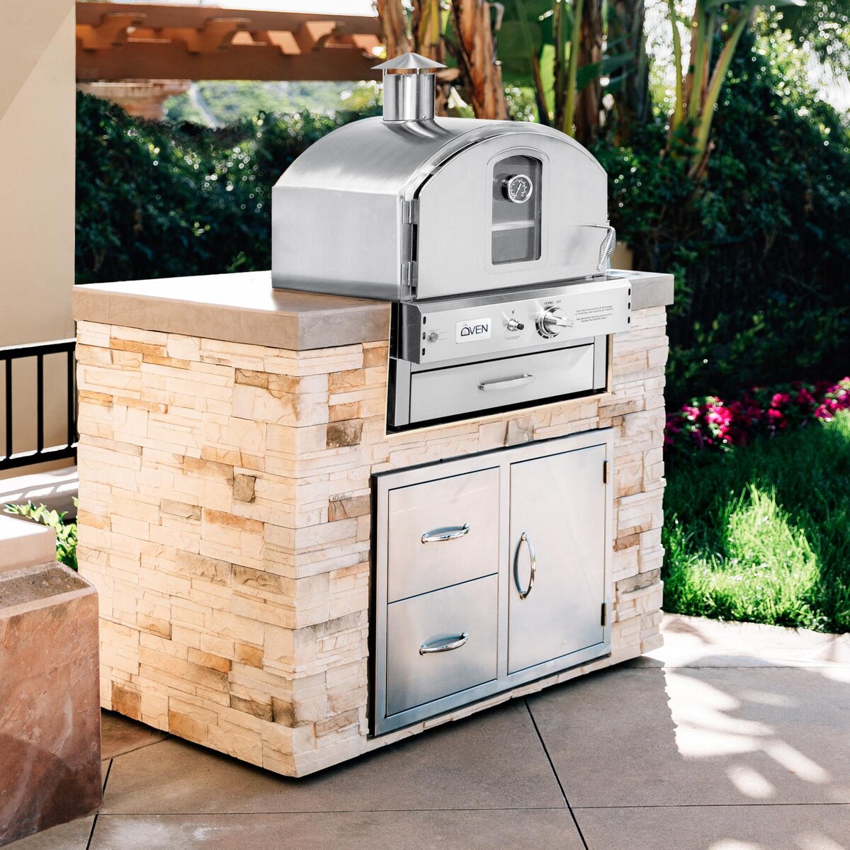 Summerset Built-In / Countertop Natural Gas Outdoor Pizza Oven