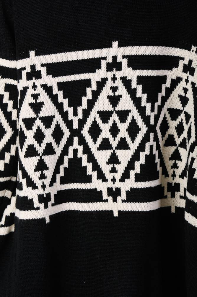 Oh Deer Cardigan Black