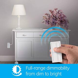 GE MySelectSmart Wireless Remote with Dimming Lighting Control 37781