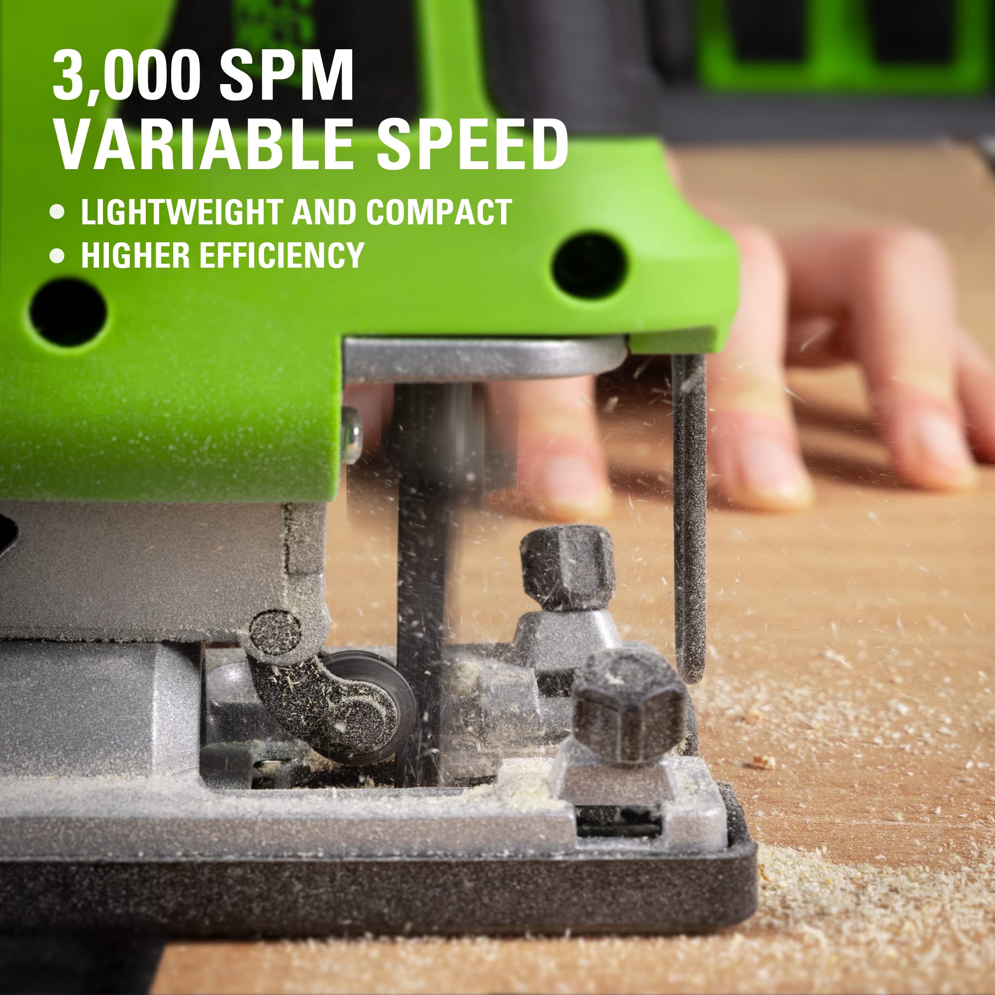 24V Brushless Jig Saw Tool Only | Greenworks