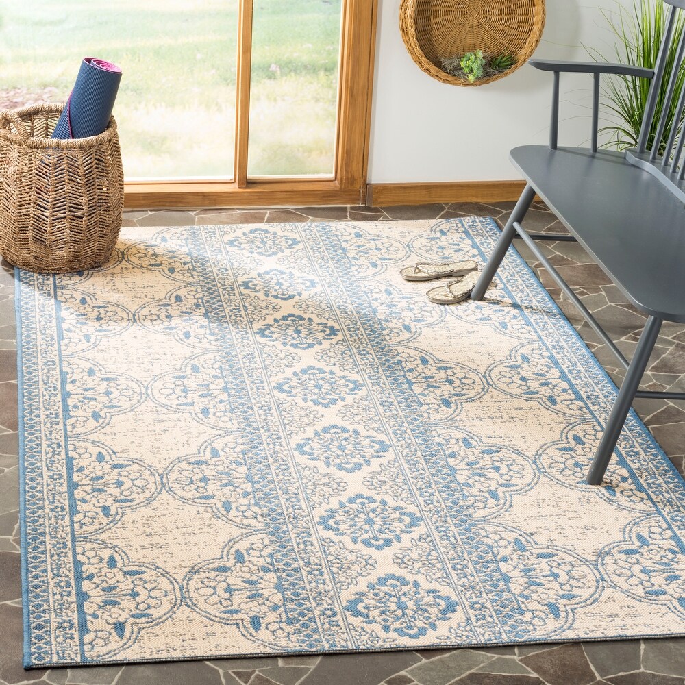 SAFAVIEH Linden Mahaut Indoor/ Outdoor Waterproof Patio Backyard Rug