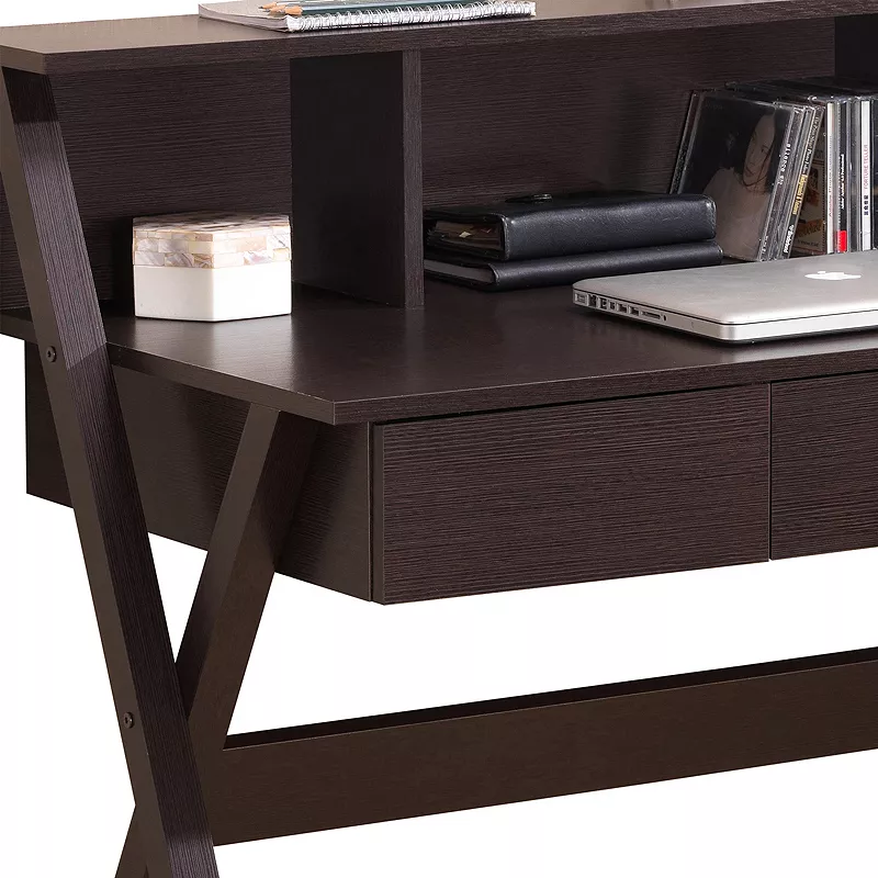 Techni Mobili Fashionable Workstation Computer Desk