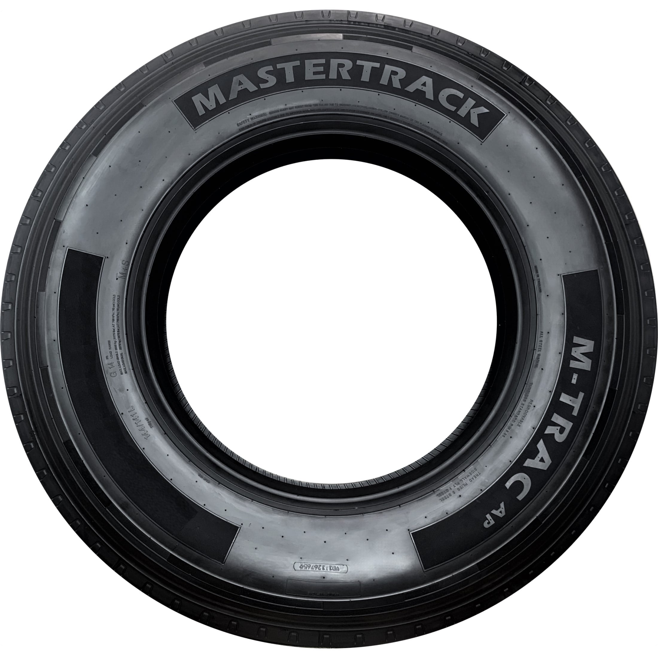 Mastertrack M-TRAC AP 225/70R19.5 All Position Tire 128/126 N 14 Ply Load Range G SmartWay Verified Radial Commercial Truck Tire 225/70/19.5