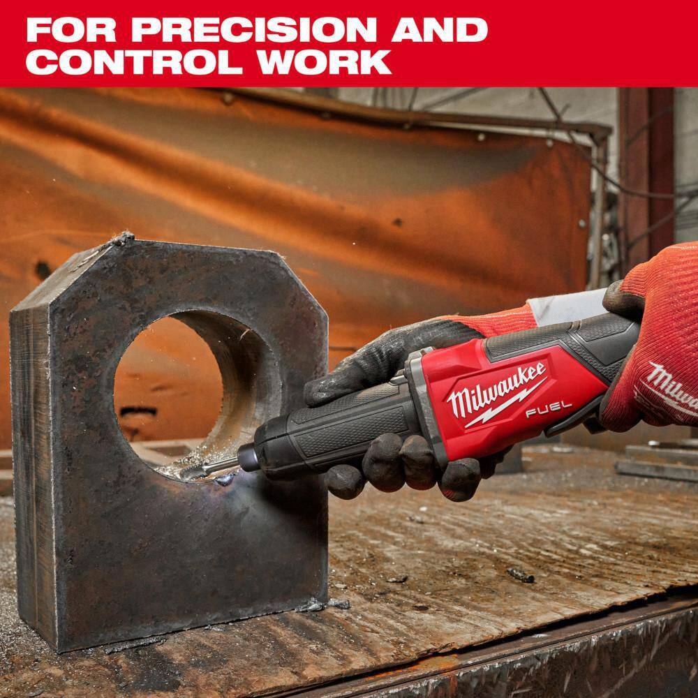 MW M18 FUEL 18V Lithium-Ion Brushless Cordless 2-3 in. Variable Speed Die Grinder Paddle Switch wOne-Key (Tool-Only) 2984-20