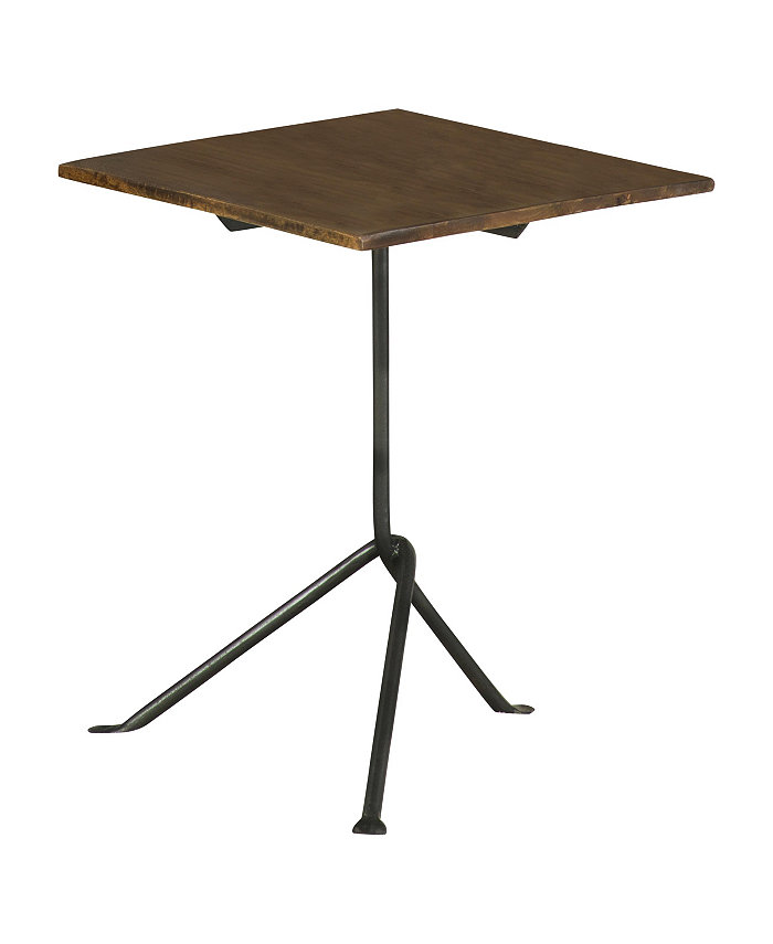 Coaster Home Furnishings 20 Mango Wood Square Accent Table with Tripod Legs