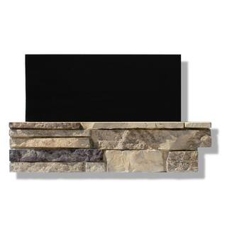 Silvermine Stone 6 in. x 24 in. Stone Veneer Ledgestone Pre-Cut Corners Dakota Sunset (Box of 8) DS-BL-XX-UL