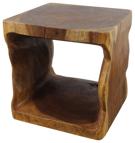 Natural Cube   Farmhouse   Side Tables And End Tables   by Strata Furniture  Houzz