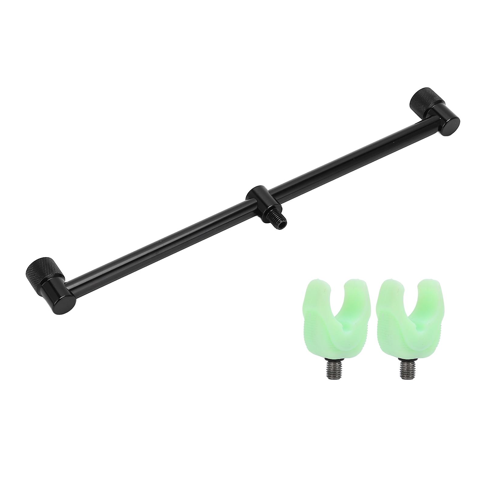 Fishing Rod Bracket Aluminium Alloy Wear Resistant Durable Easy Store Use Fishing Rod Holder For Outdoor Fishing2 Head 30cm Bracket+2pcs Bracket Head