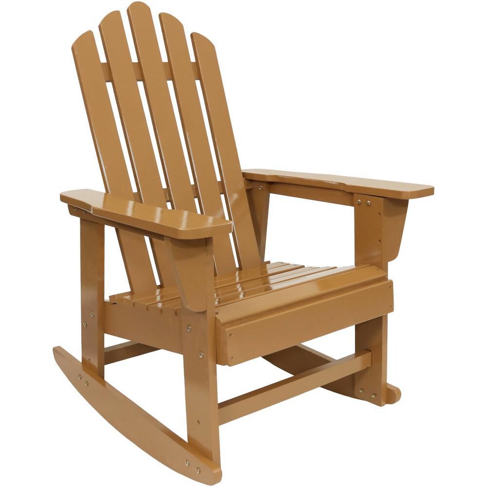 Ultimate Patio Outdoor Wooden Adirondack Rocking Chair