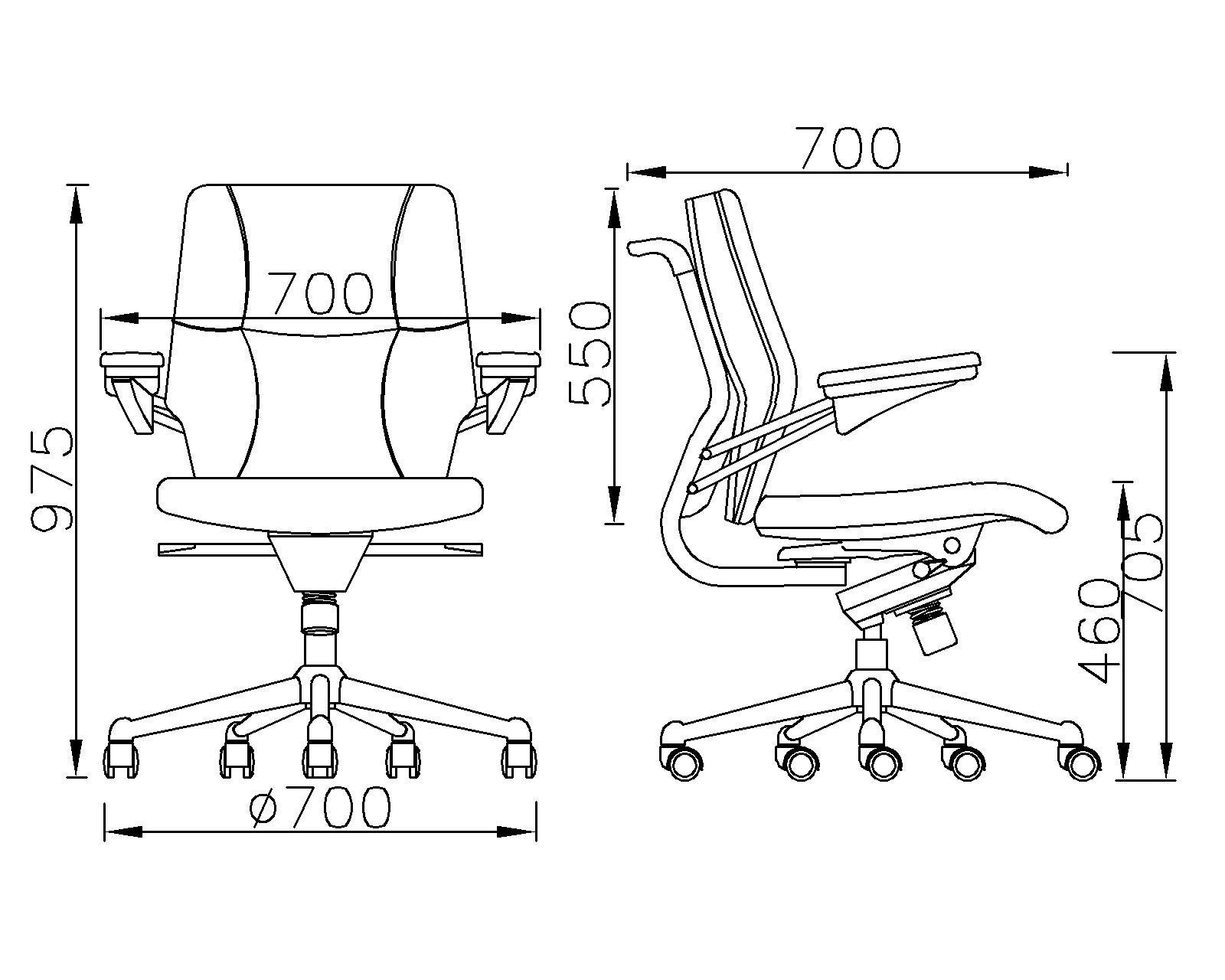 Luxury Executive Office Chair - Black