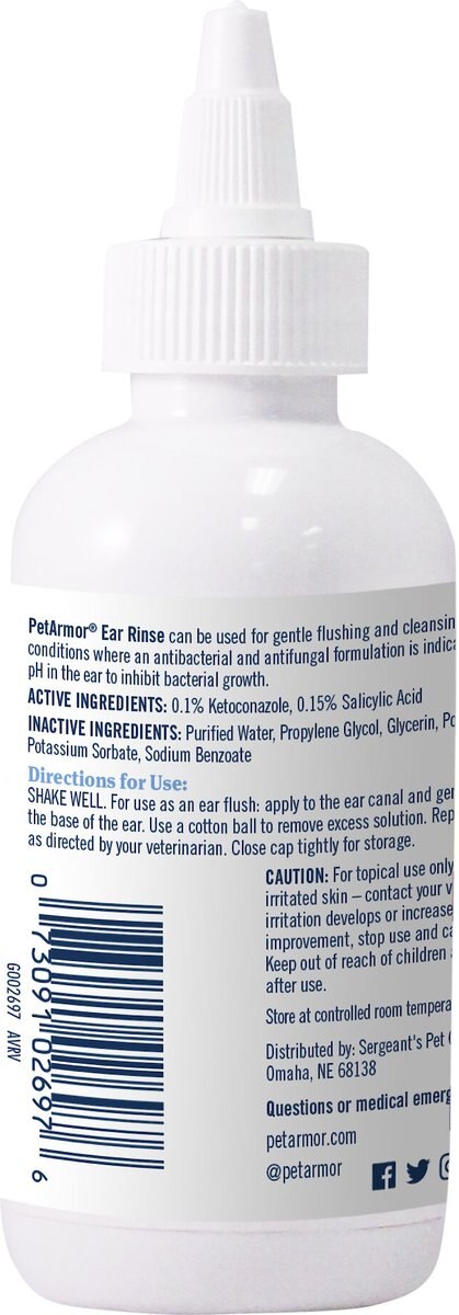 PetArmor Ear Rinse for Dogs and Cats