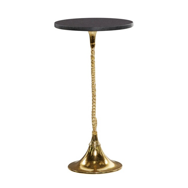 Coastal Seahorse Accent Table Gold Olivia amp May