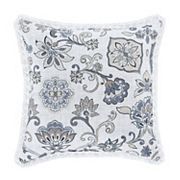 Royal Court Chelsea Grey Square Throw Pillow