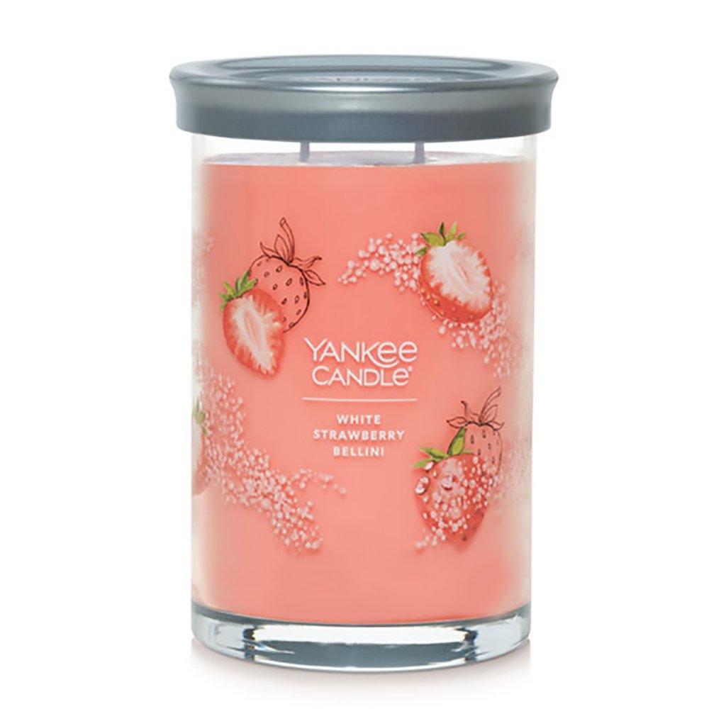 Yankee Candle  Signature Large Tumbler Candle in White Strawberry Bellini