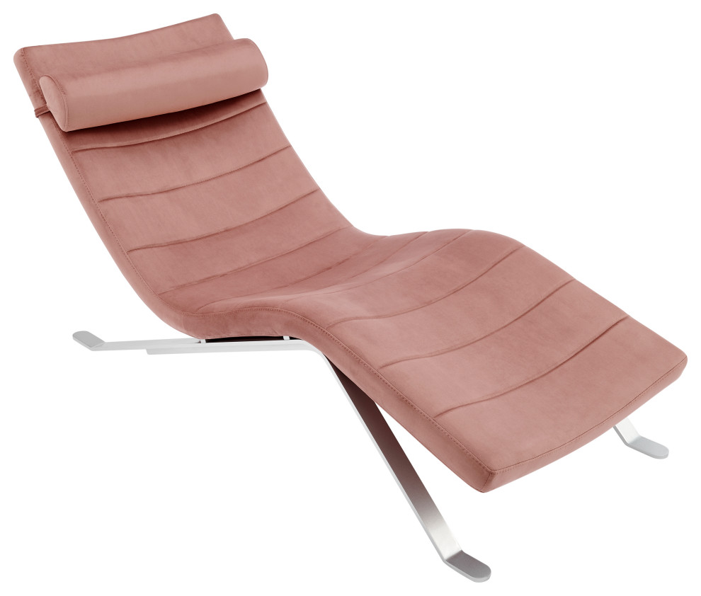 Gilda Lounge Chair   Contemporary   Indoor Chaise Lounge Chairs   by Euro Style  Houzz