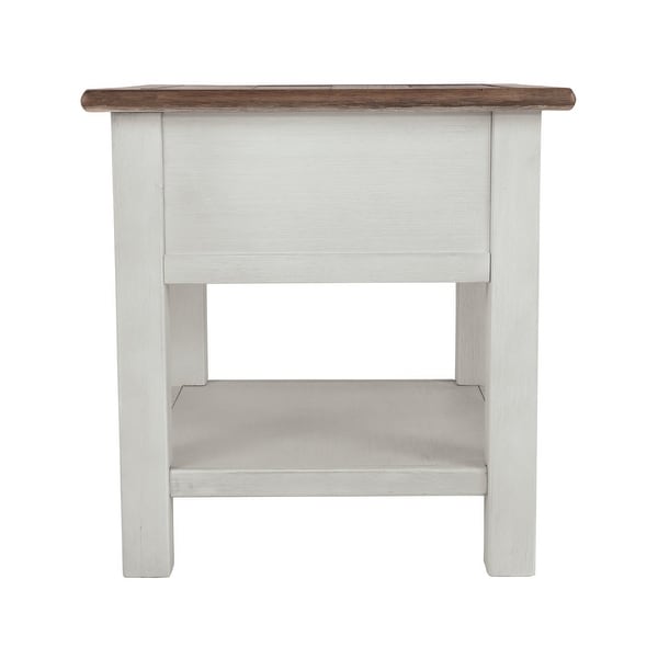 Bolanburg Antique White/Brown Casual End Table