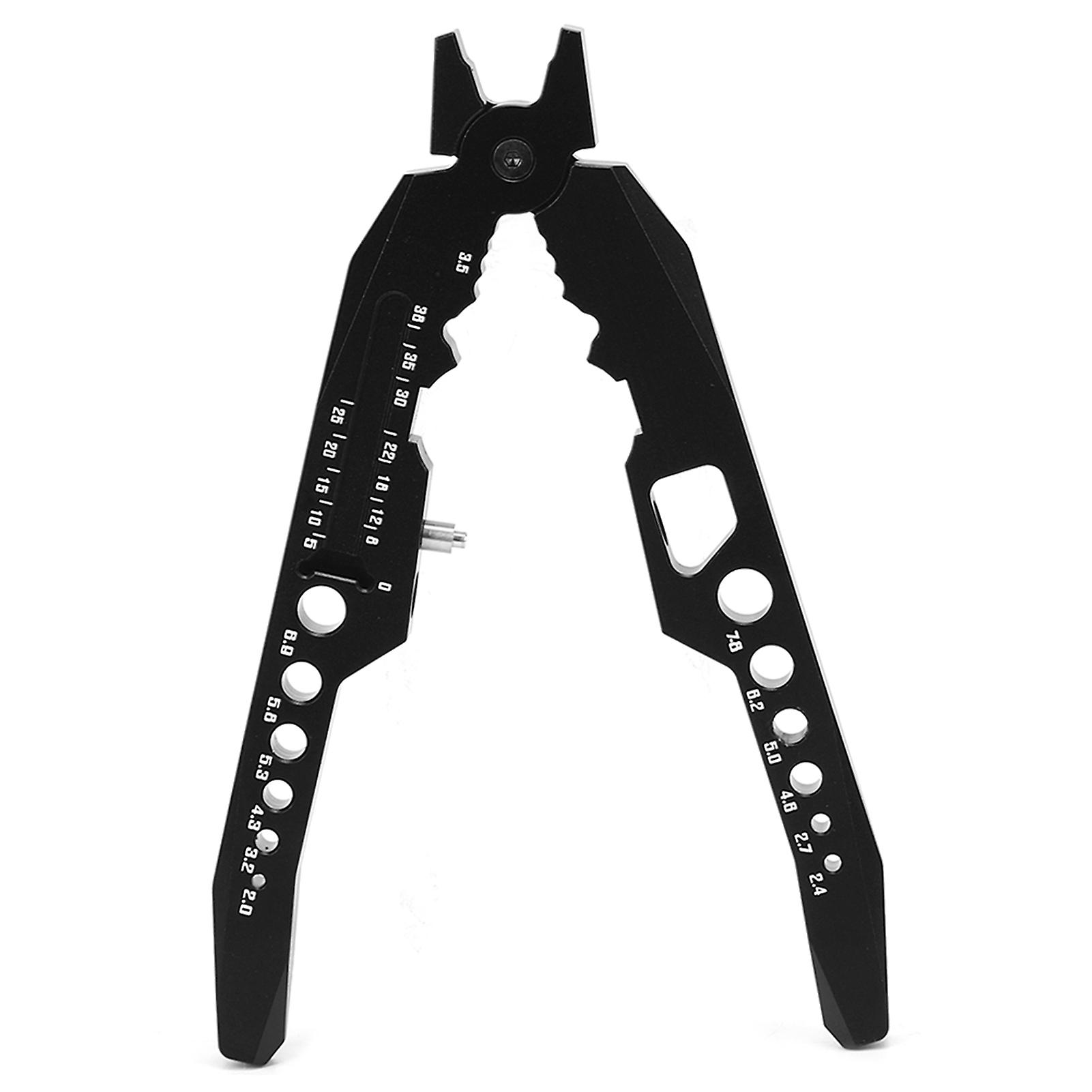 Multifunction Shocks Struts Damper Pliers Ball Head Pliers Clip Fit For Traxxas Hsp Car(black )