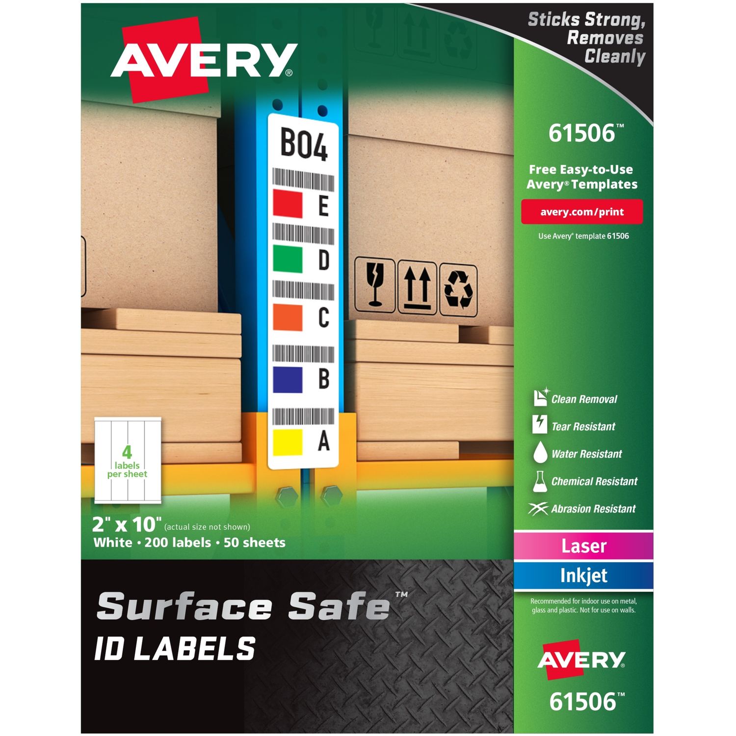 Surface Safe ID Label by Avery AVE61506