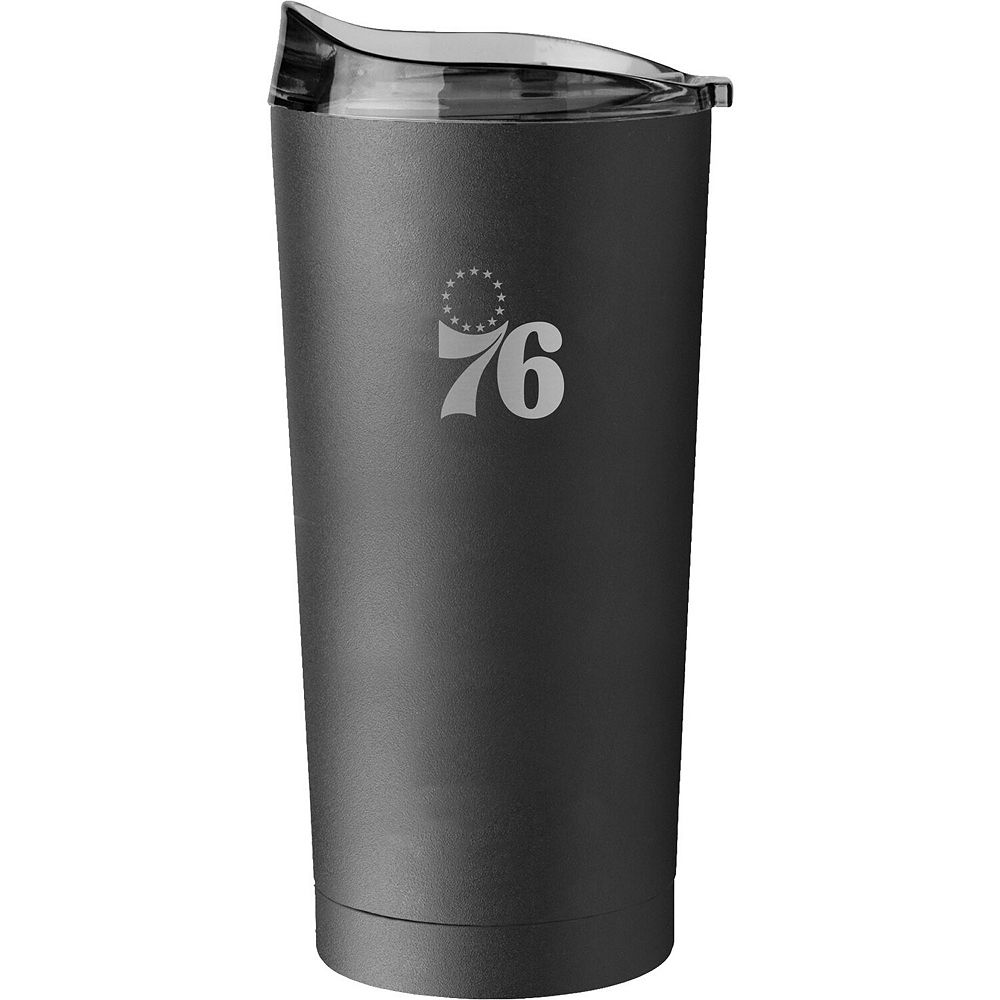 Philadelphia 76ers 20oz. Black Powder Coat Tumbler