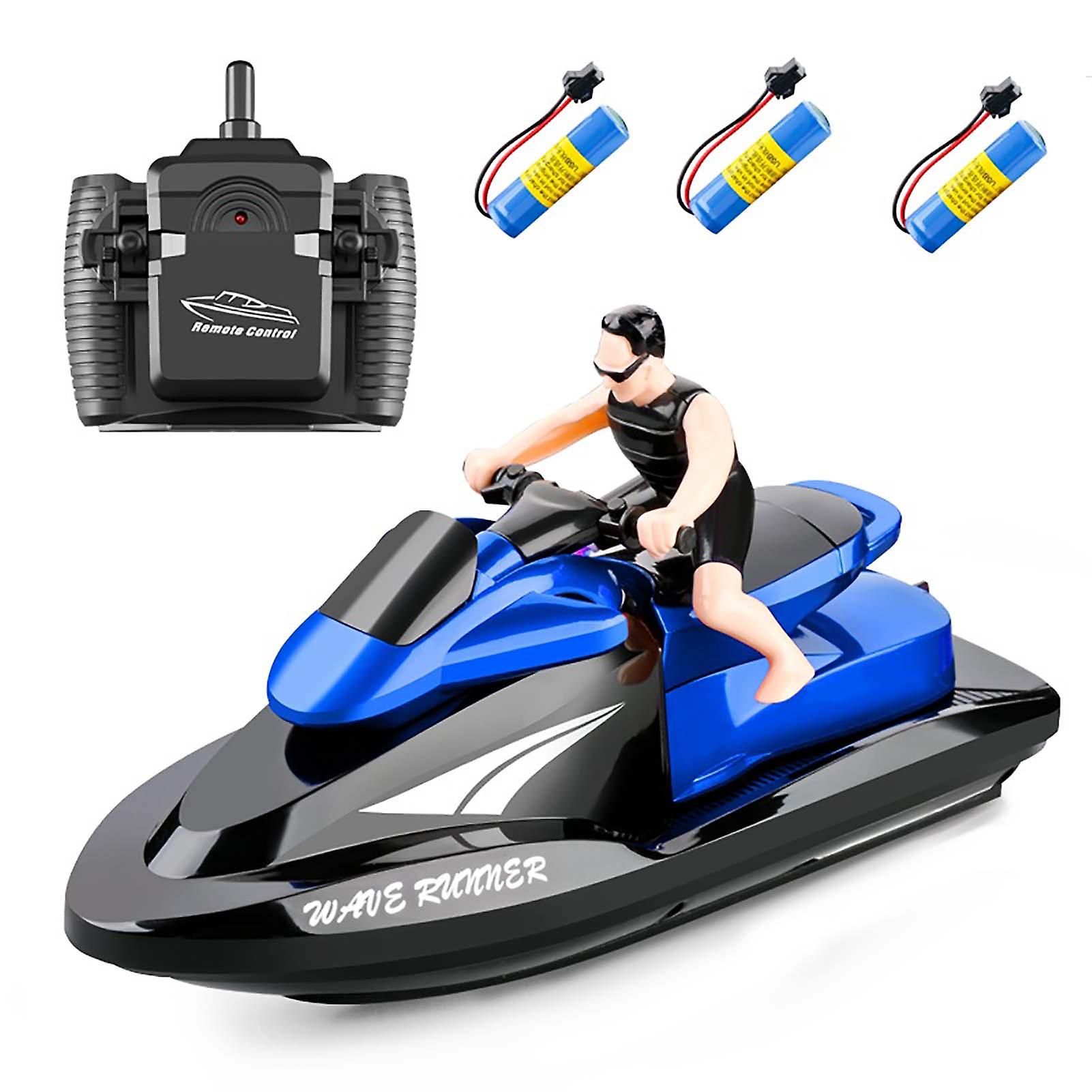 809 Rc Motorboat Rc Boat High Speed Remote Control Boat For Pools Lakes 2.4ghz Waterproof Toy For Kids Boys And Girls No.282647