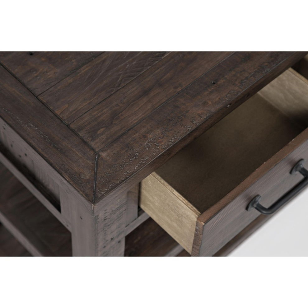 Madison County Reclaimed Pine Harris 3 Drawer Console   Transitional   Console Tables   by VirVentures  Houzz