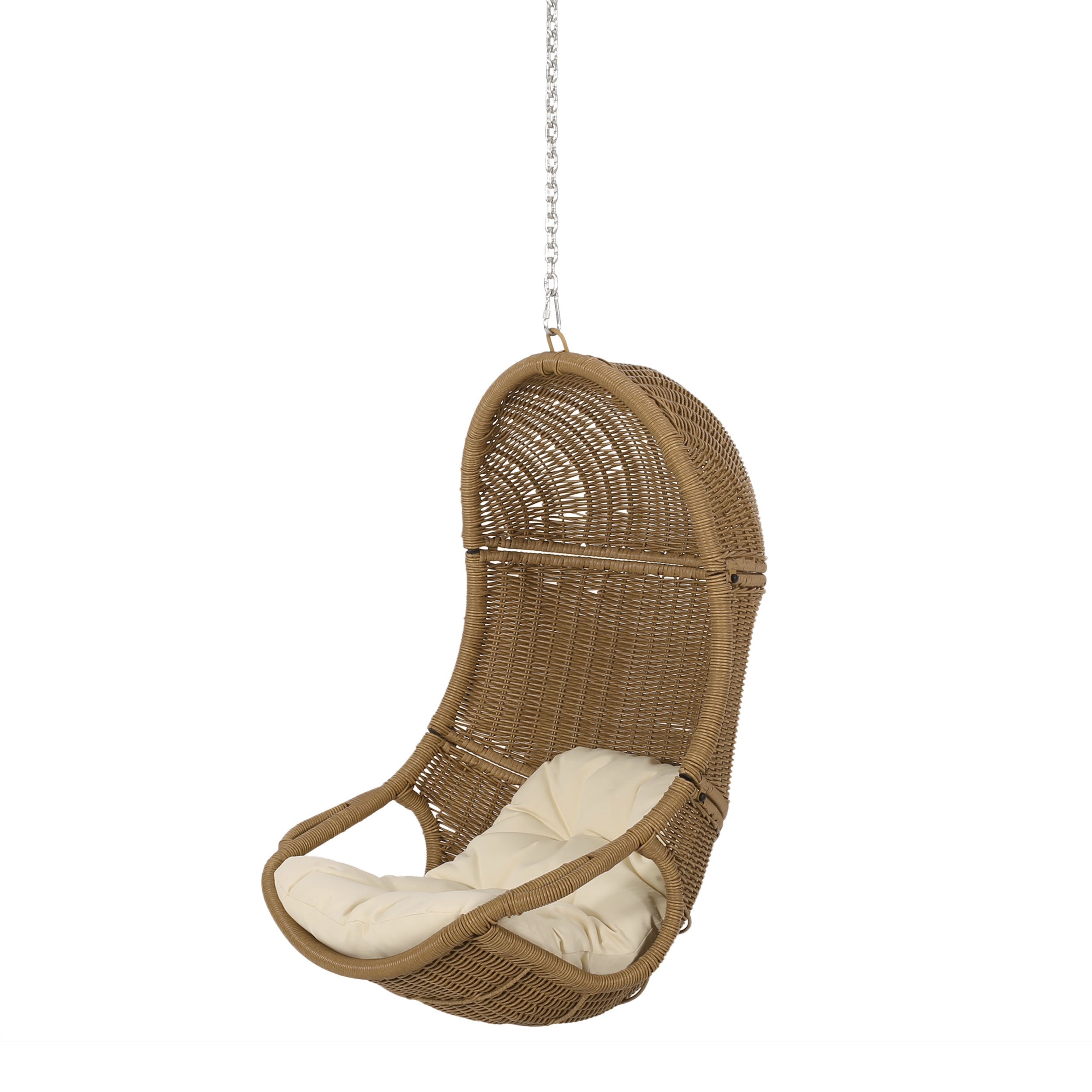 Berrien Orville Outdoor/Indoor Wicker Hanging Nest Chair (No Stand)