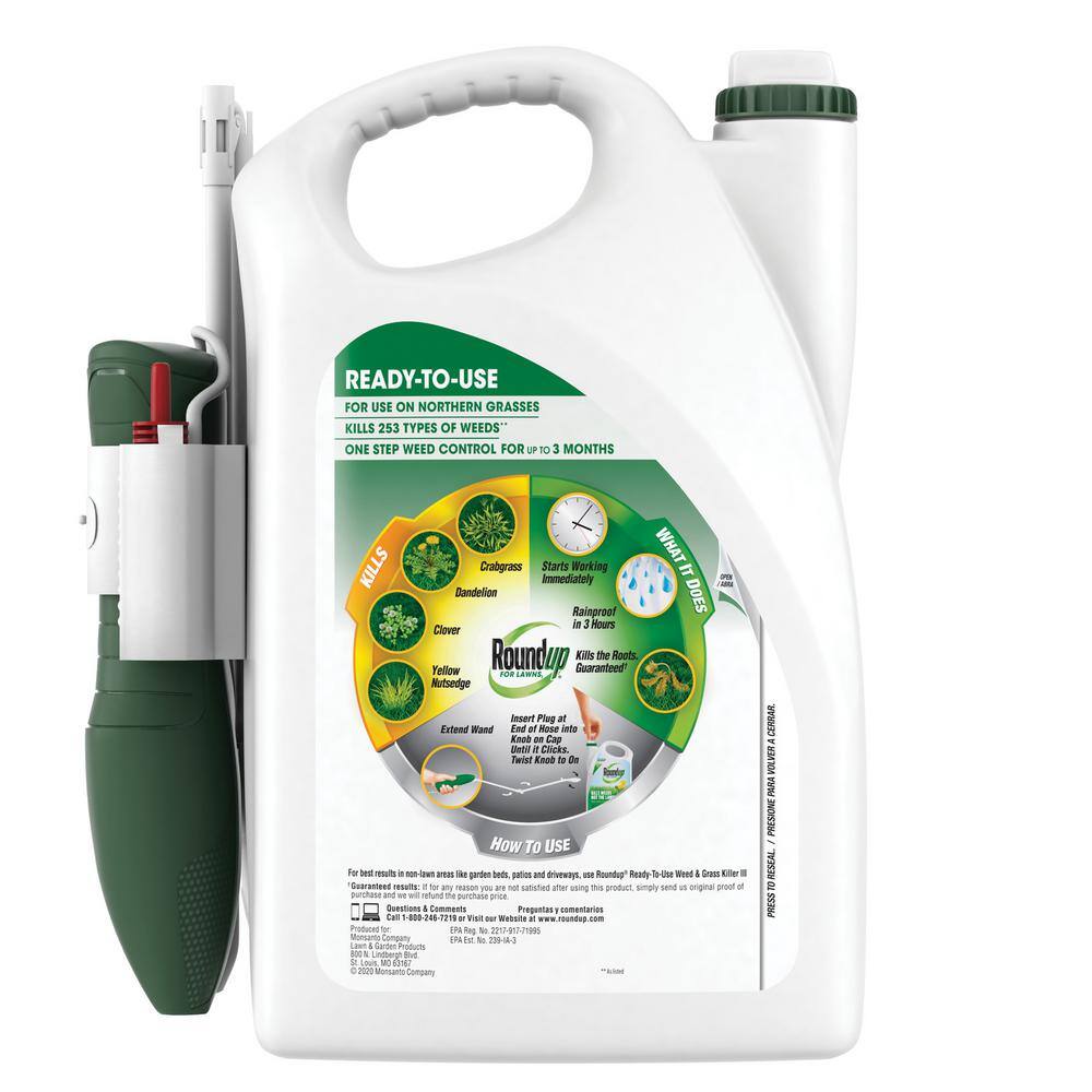 Roundup For Lawns1 1.33 gal. Ready-To-Use Extended Wand (Northern) 502021005