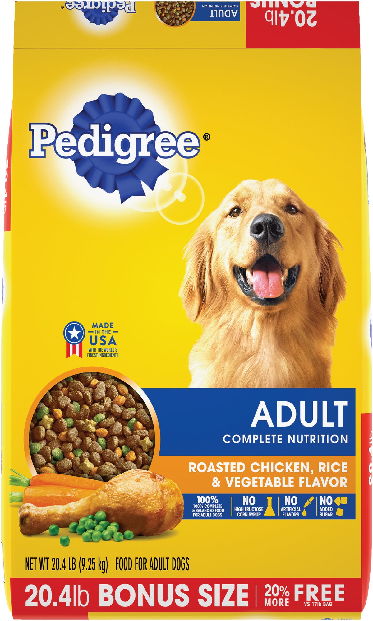 Pedigree Complete Nutrition Adult Dry Dog Food 20.4 Lb.