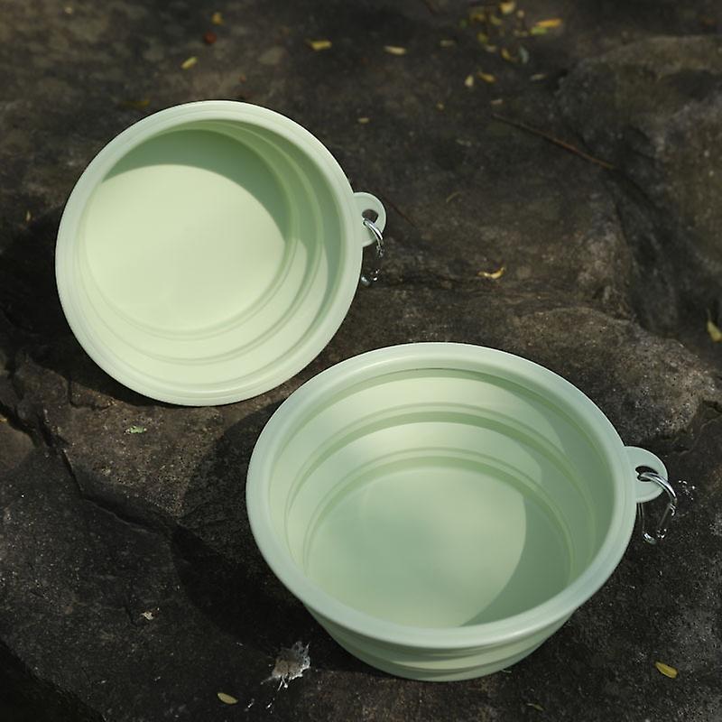 S/m/l Pet Foldable Feeding Watering Dish For Traveling Camping Walking Cat And Dog Feeding Bowl Drinking Water Bowl