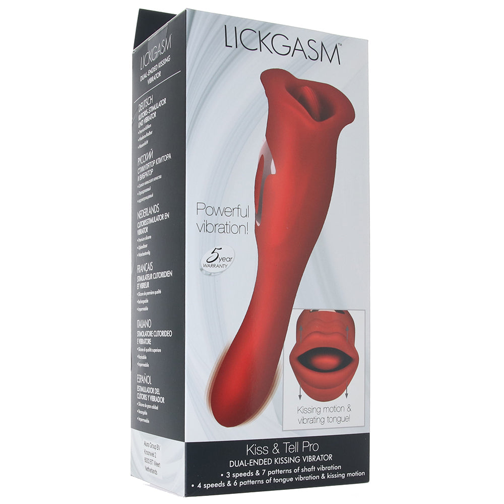 Lickgasm Kiss & Tell Pro Dual Vibe