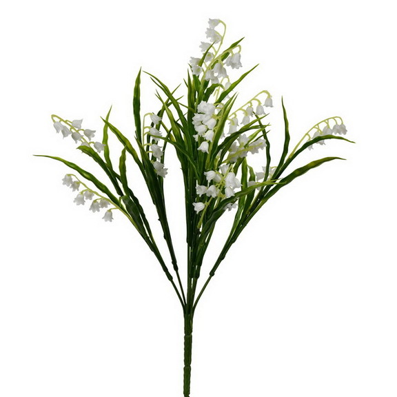 Vickerman FI190401 16 White Lily of the Valley Bu...